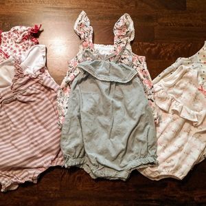*6 Piece* Baby Girl Romper Lot